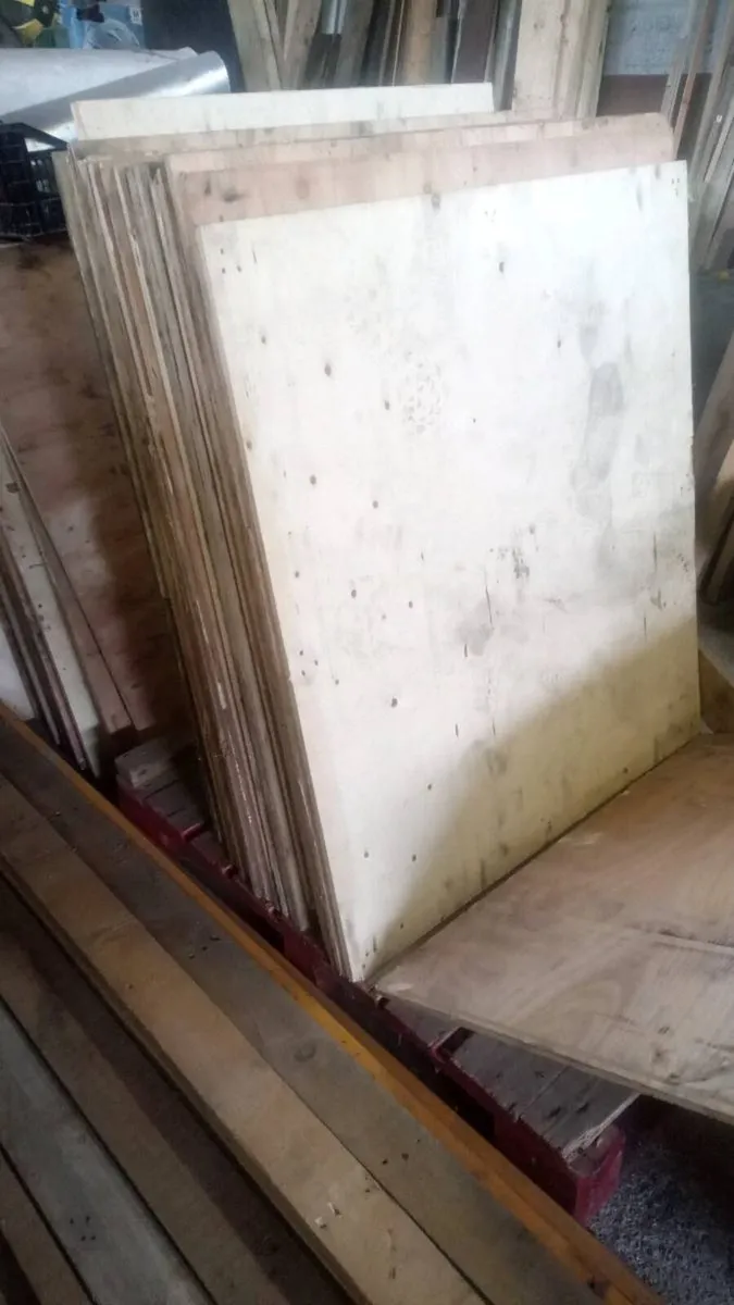 Used plywood