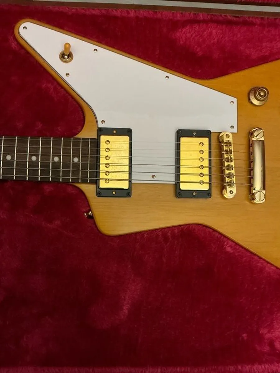 Epiphone '58 Korina Explorer inspired by Gibson Custom (2024) - Image 4