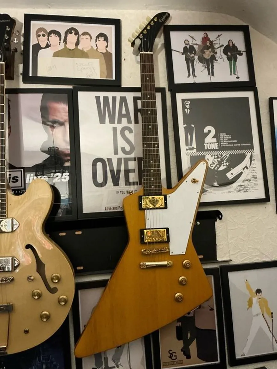 Epiphone '58 Korina Explorer inspired by Gibson Custom (2024) - Image 1