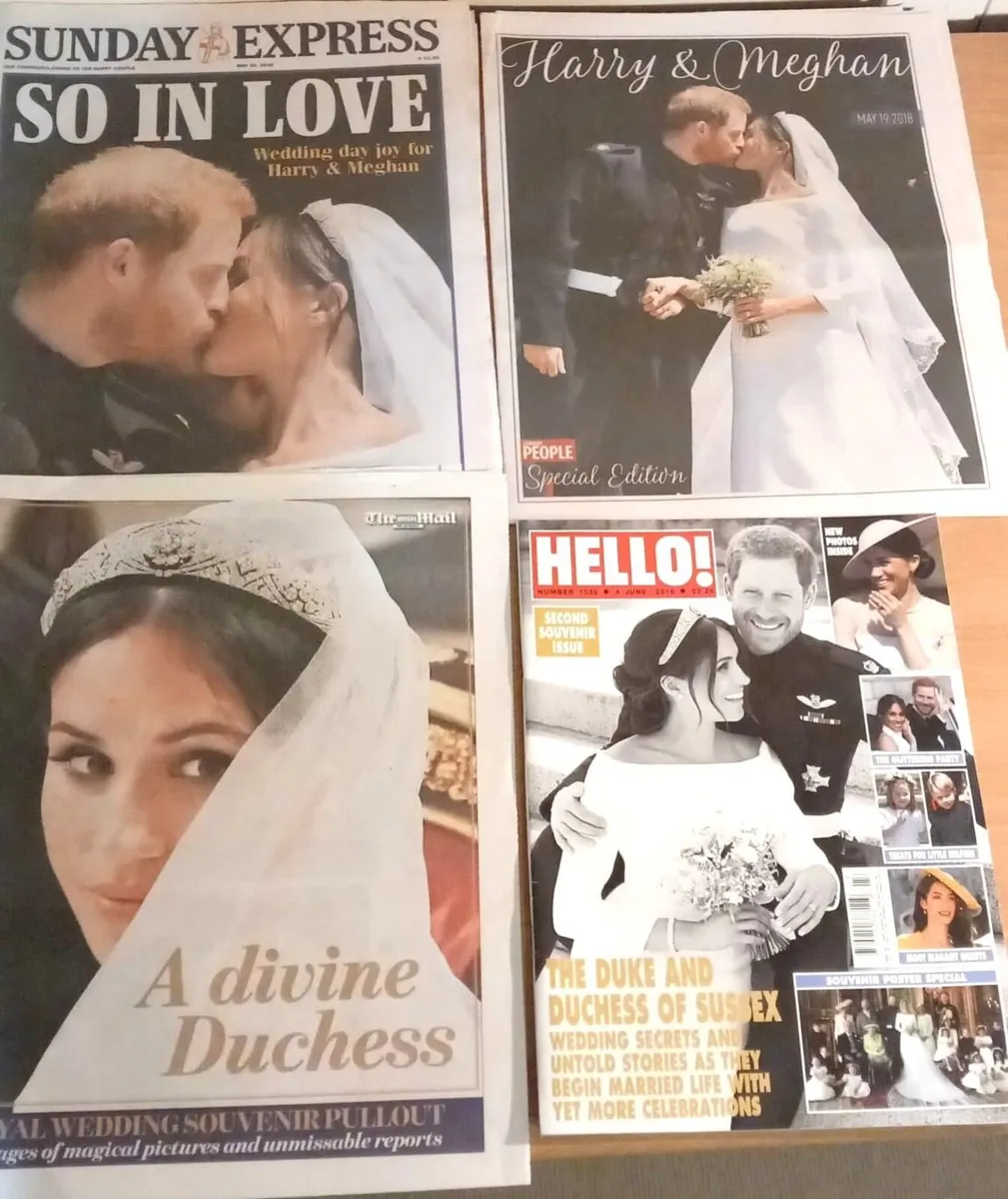 Megan & Harry's Wedding; Newspapers & Magazine - Image 1