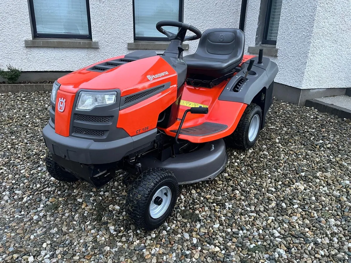 Husqvarna 15hp petrol ride on mower - Image 2