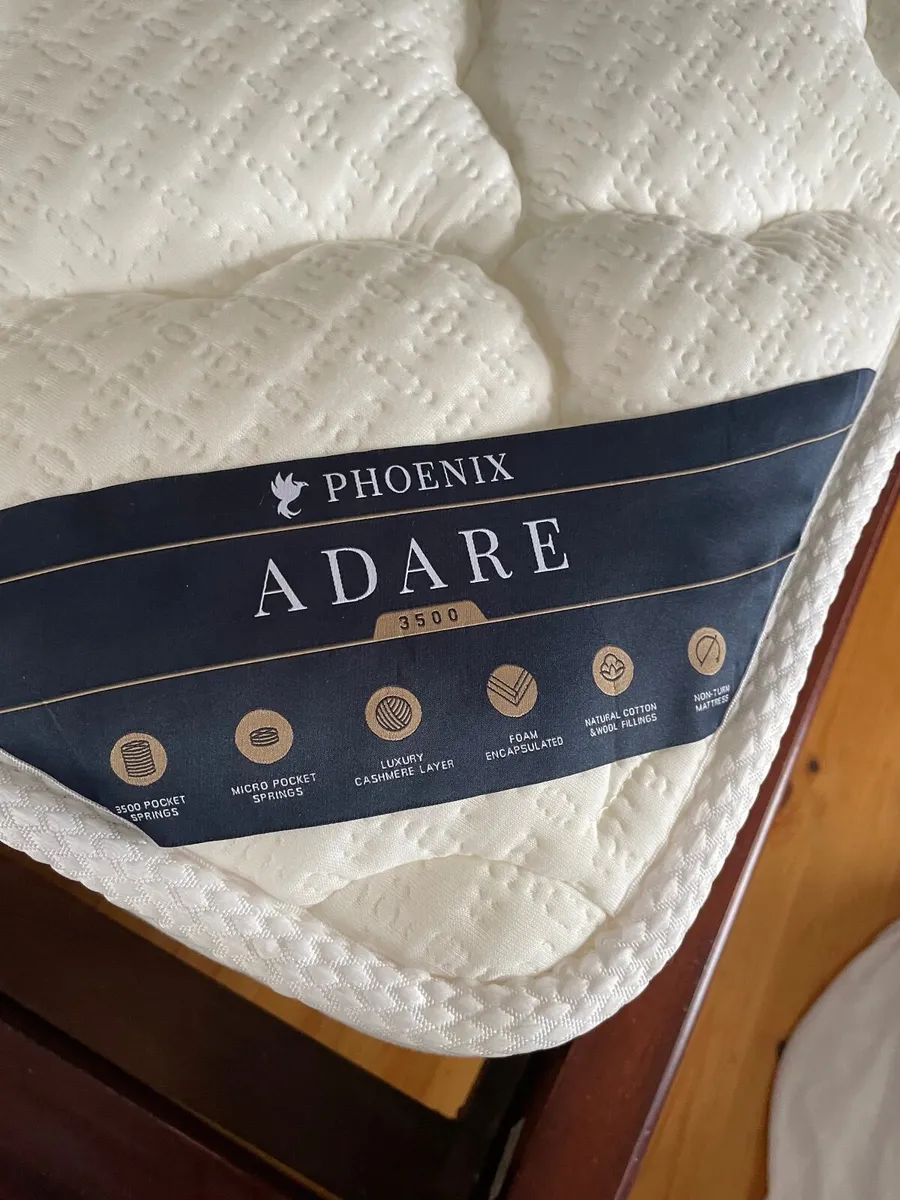 Super king mahogany bed - Image 4