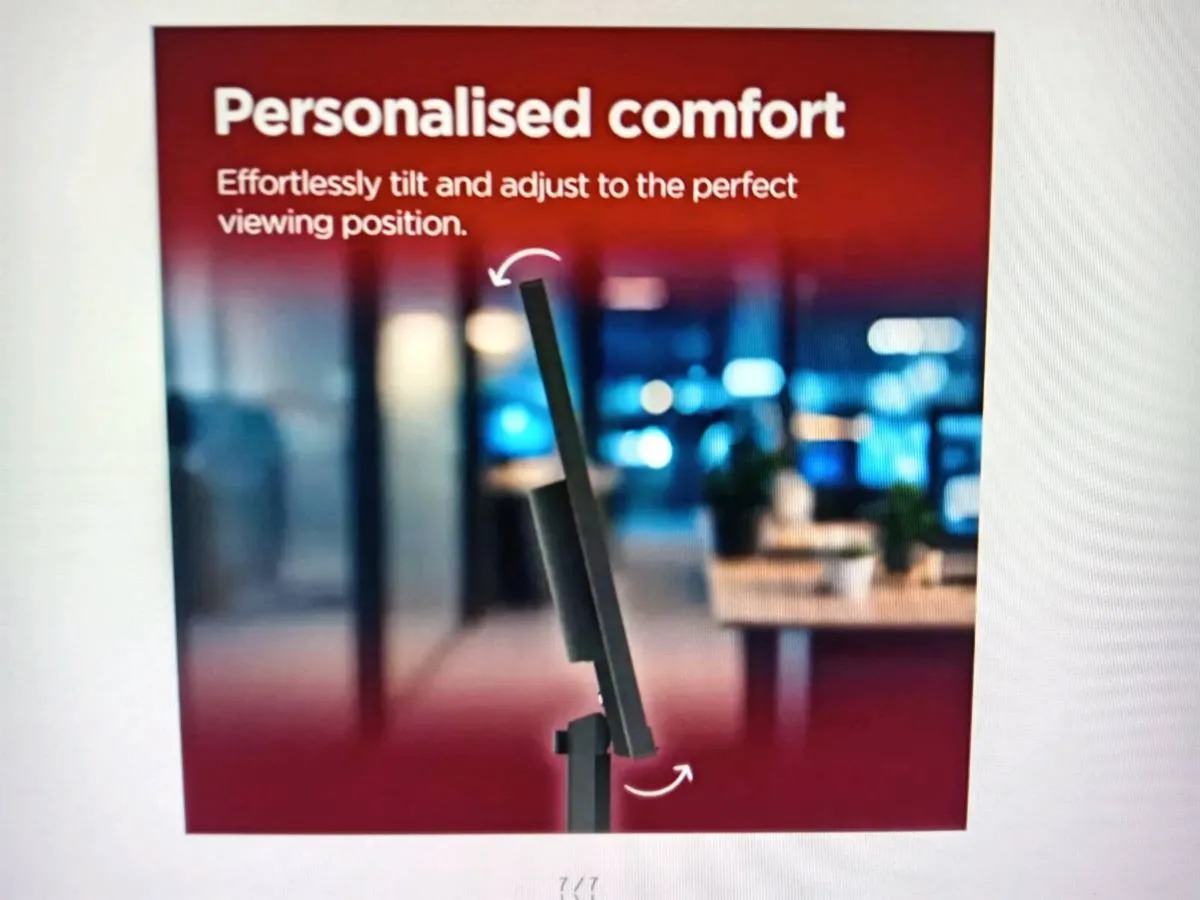 Monitor LENOVO 24" PC/GAMING/ BRAND NEW - Image 4