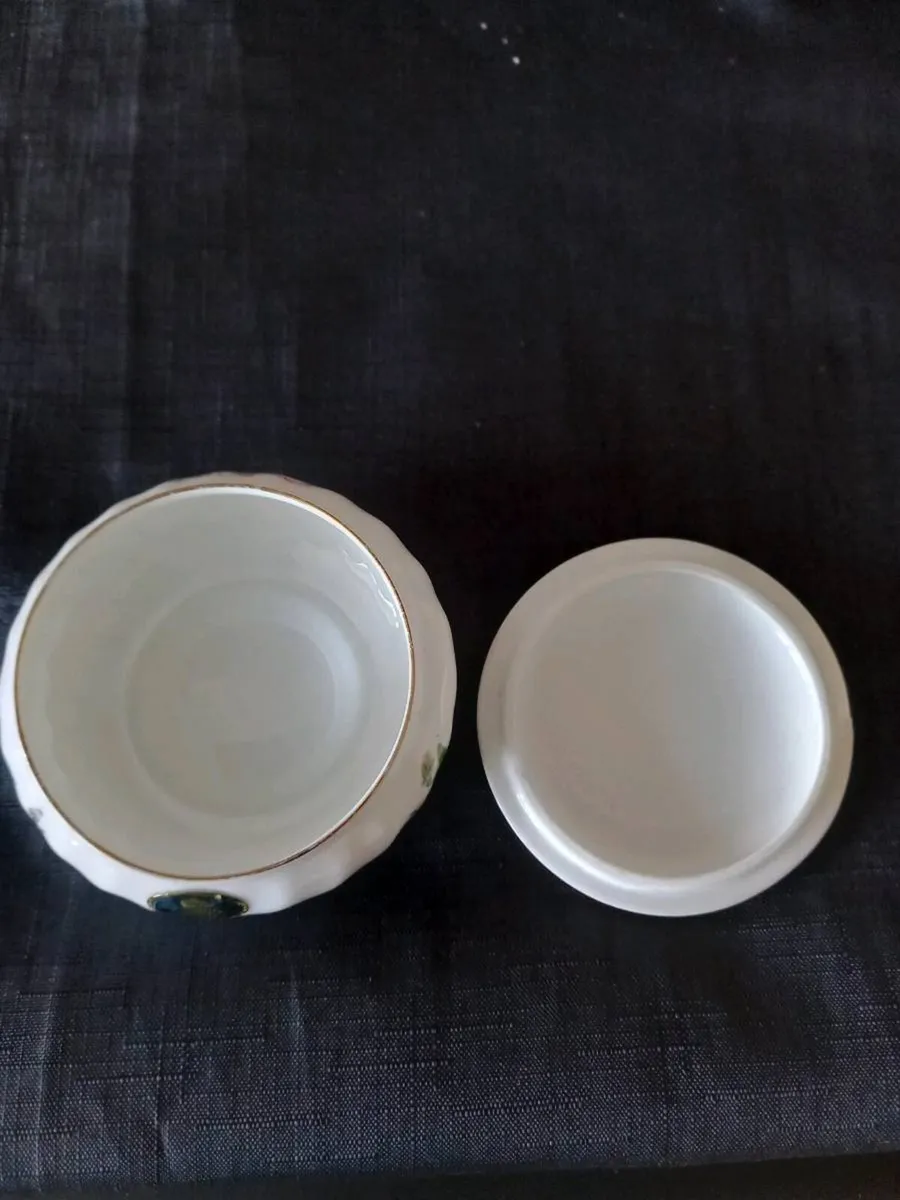 Aynsley Trinket Pot With Lid - Image 2