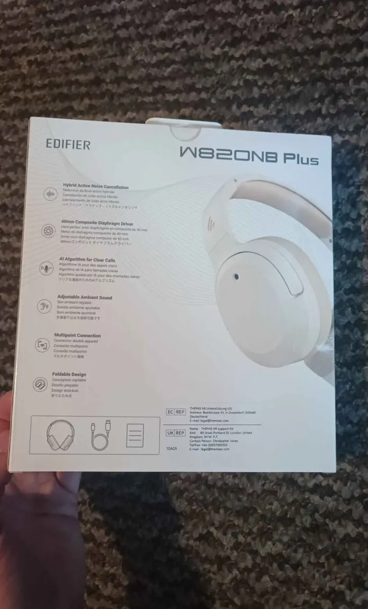 Edifier W820NB Plus Wireless Headphones - Image 2