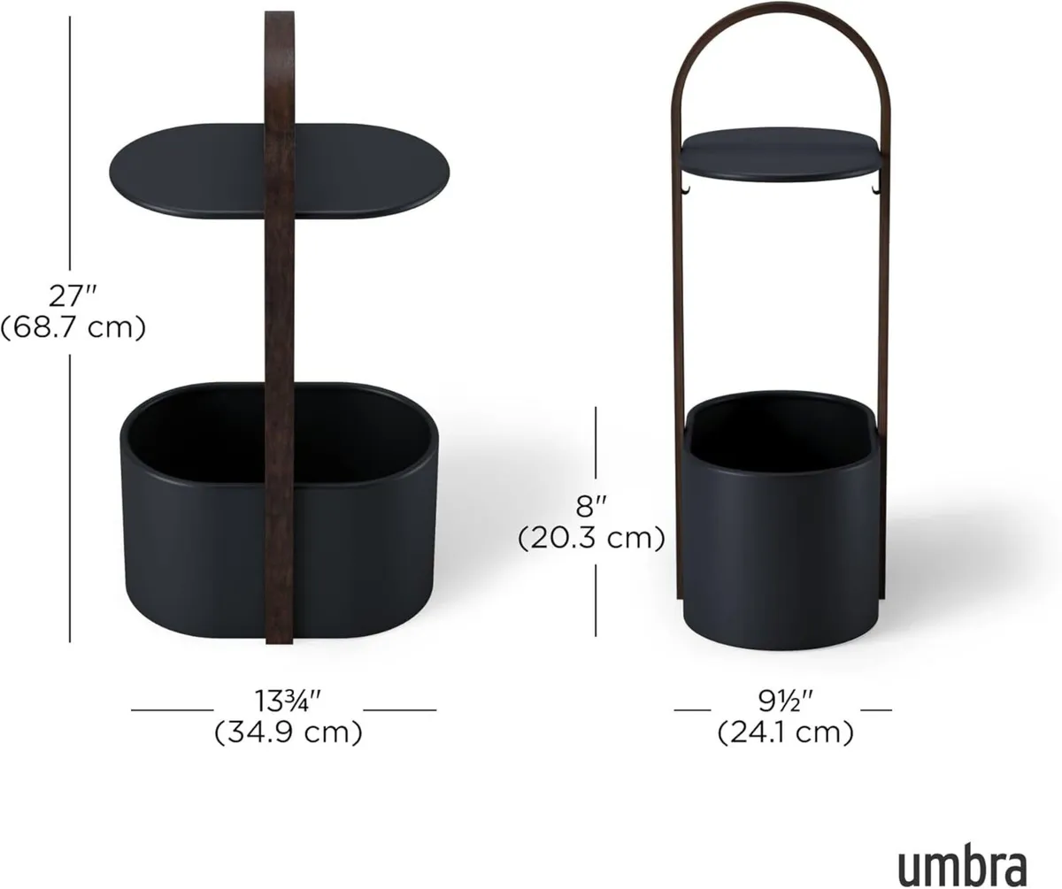 Bellwood Side Table with Storage and Cable - Image 3