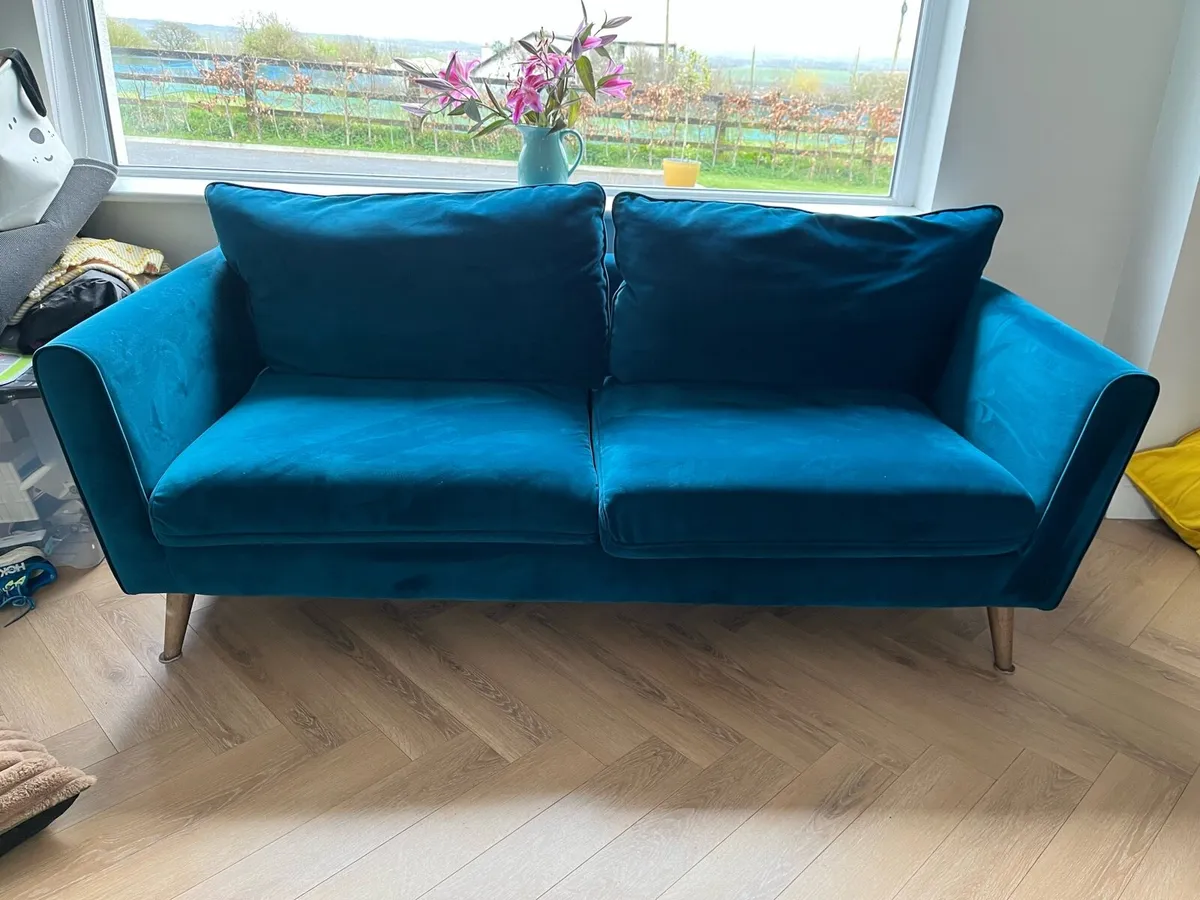 Ivy sofa 3 seater, 2 seater & footstool - Image 1