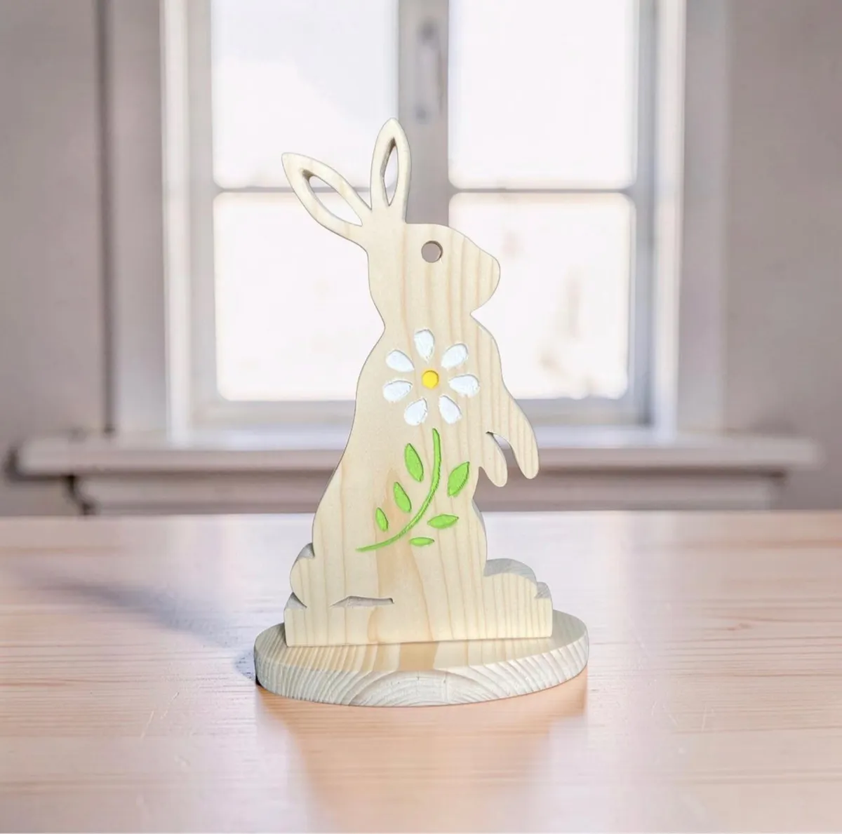 Easter Bunny Handmade Ornament - Image 1