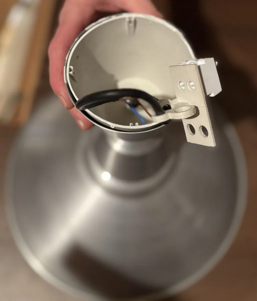 Set of 2 IKEA Metal Pendant Lamps - Image 3