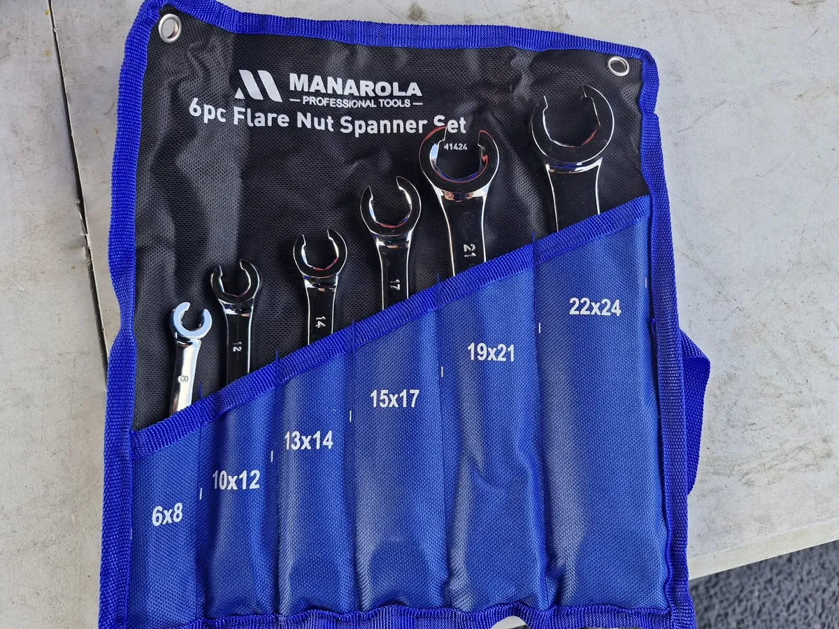 Flare nut spanner sets