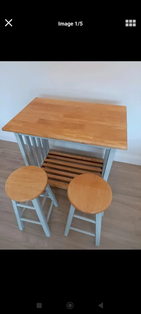 Table and Stools - Image 1