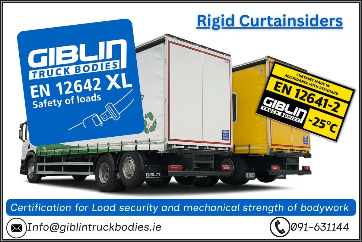 EN 12642 XL Curtainsider Truck Bodies - Image 1