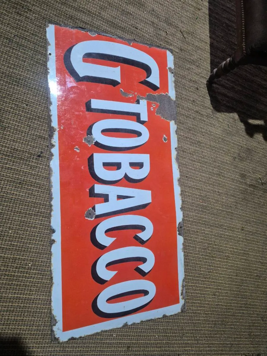 Original Enamel Sign - Image 1