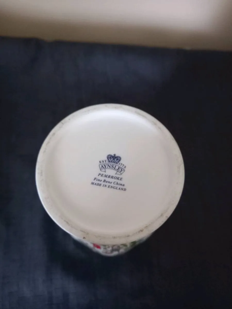 2 Aynsley China Vase's - Image 2