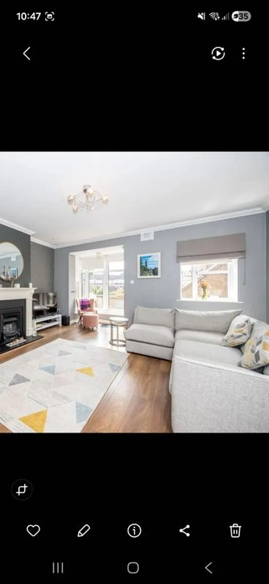 Grey corner sofa - Image 2