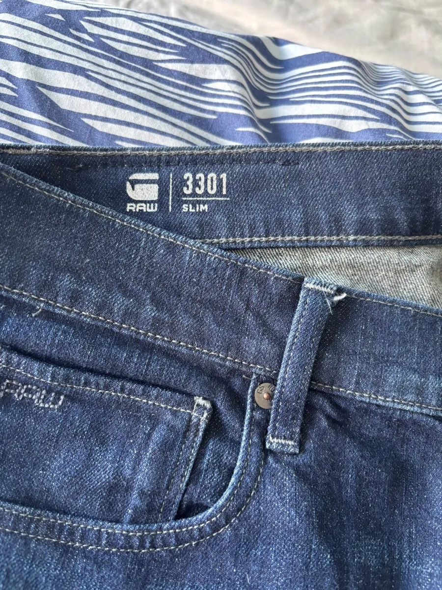 G-Star Raw Slim Fit Jeans. Size 32/32. - Image 4