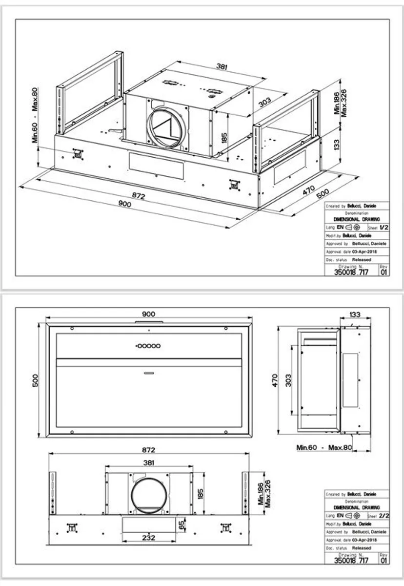 Faber Onyx-C 90 Black Glass / Stainless Steel - Image 2