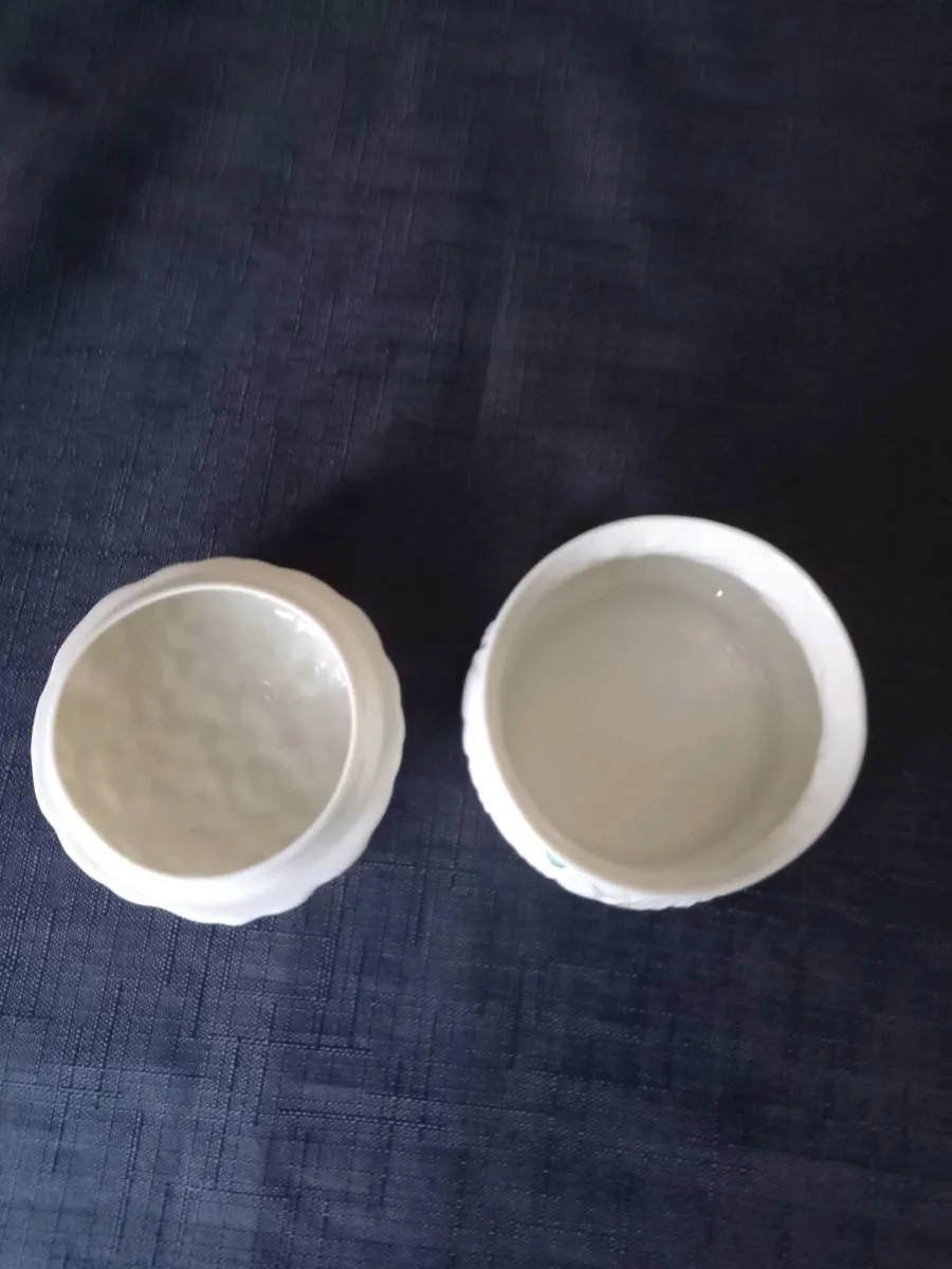 Belleek China Pot With Lid - Image 3