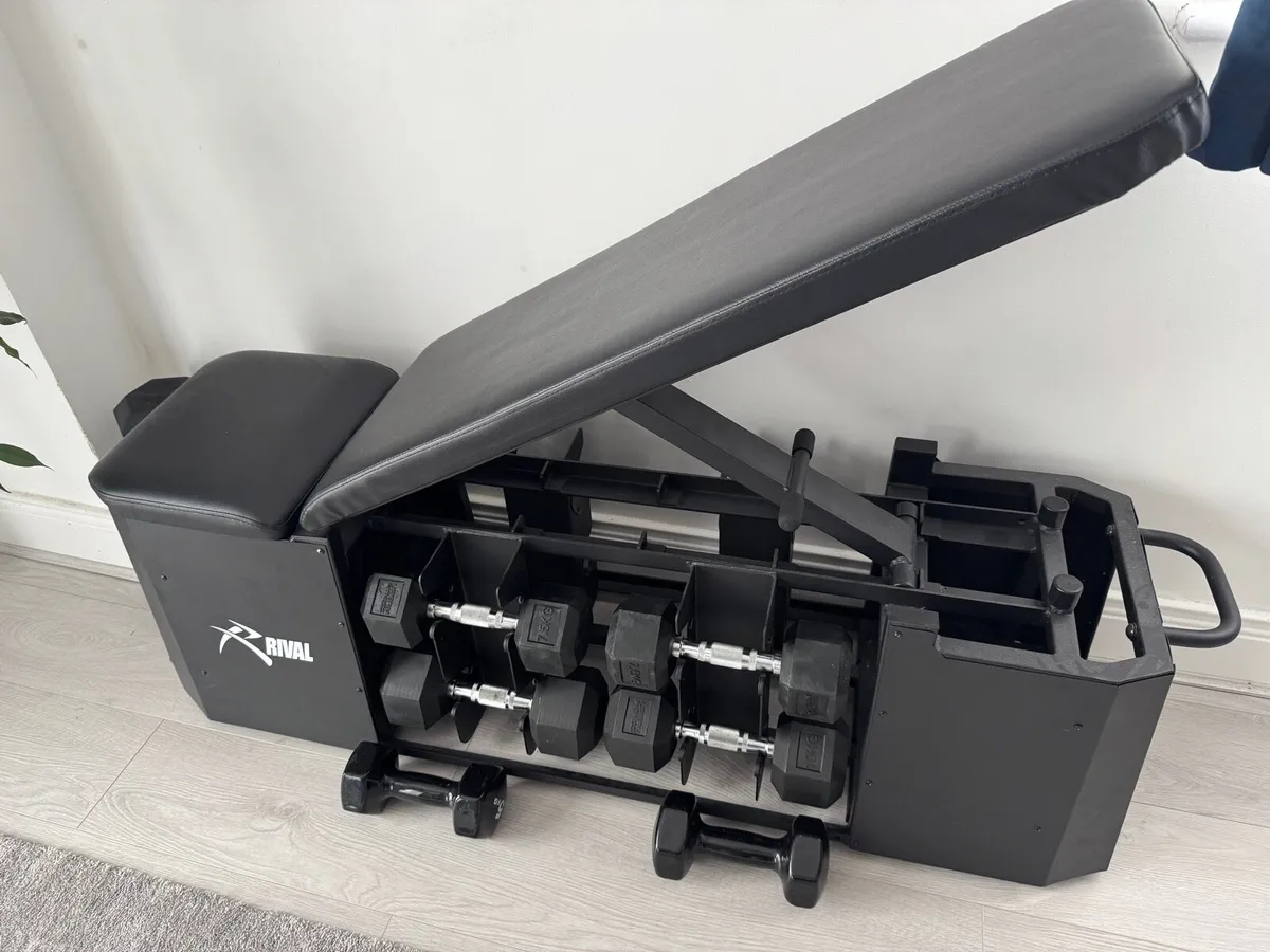 Multifunctional weight Bench - Rival + 20kg Hex - Image 4
