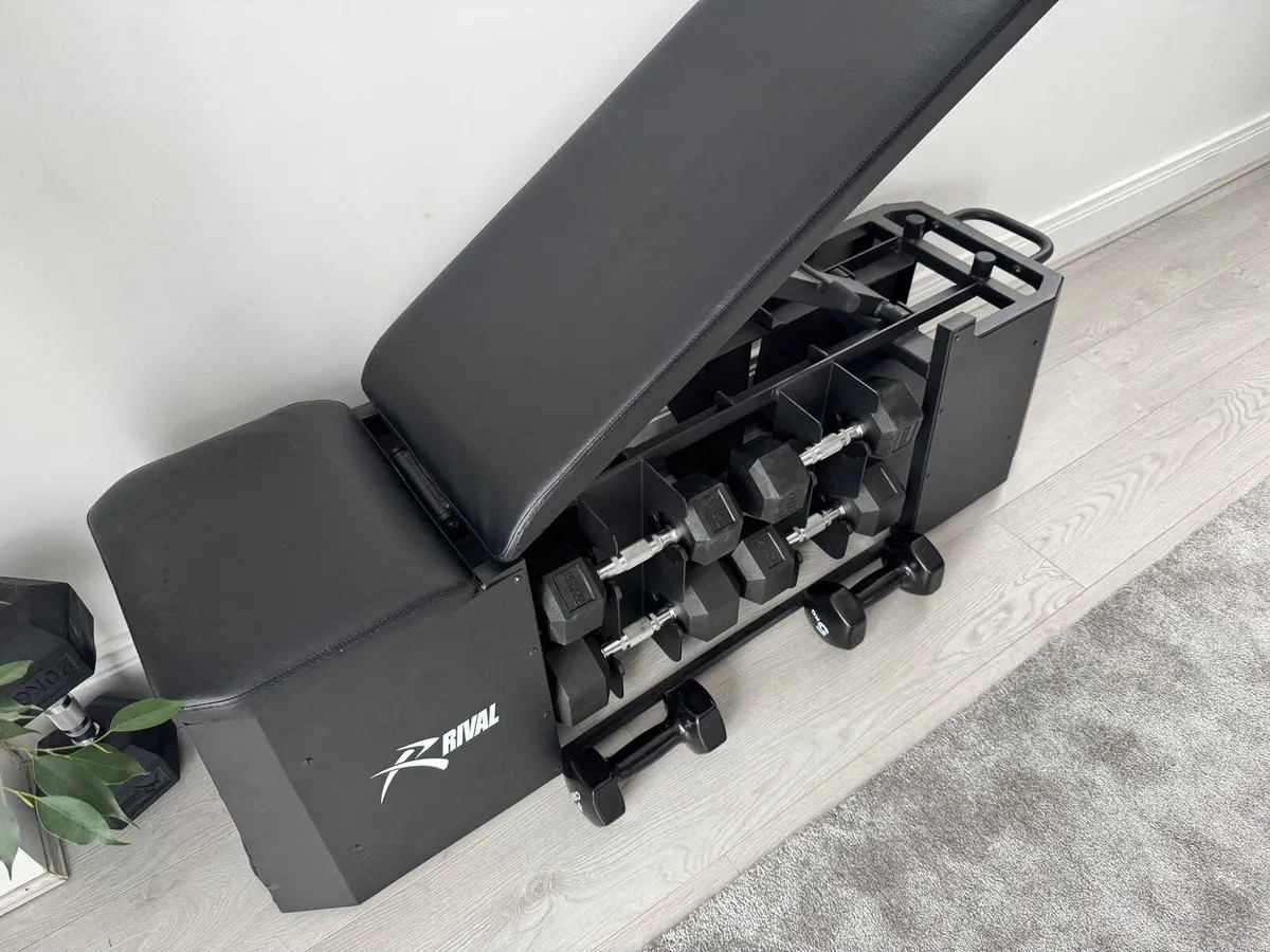 Multifunctional weight Bench - Rival + 20kg Hex - Image 3