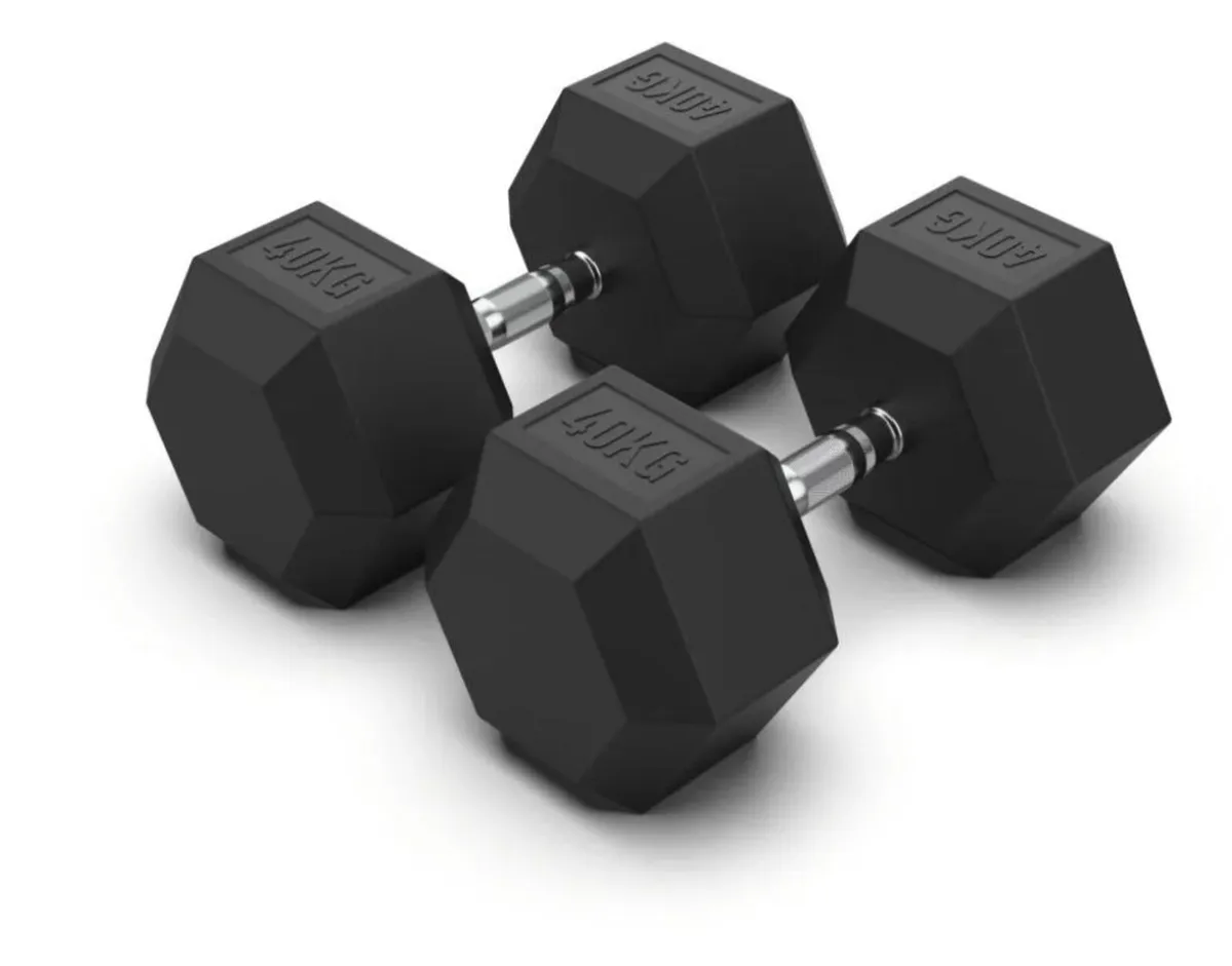 Hex dumbbells 40kgs