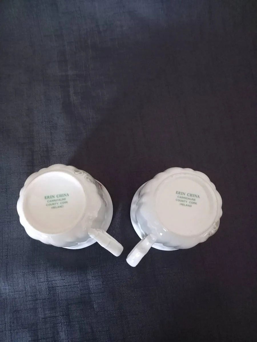 2 25th Wedding Anniversary Teacup's - Image 3