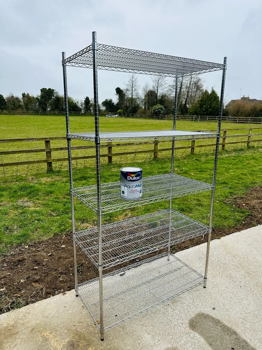 STAINLESS STEEL GRID SHELVING XL UNITS - Image 1