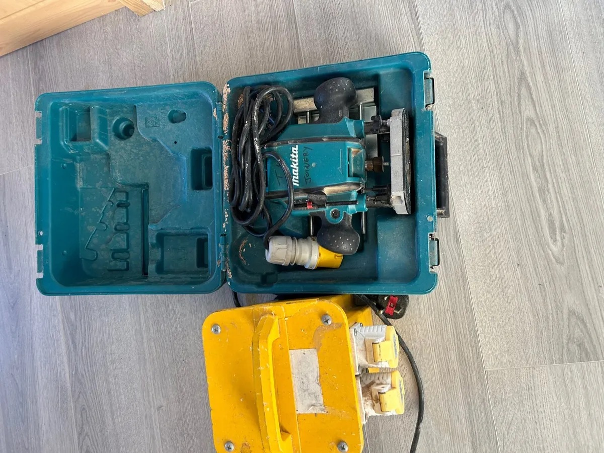 Makita router and 110v transformer - Image 1