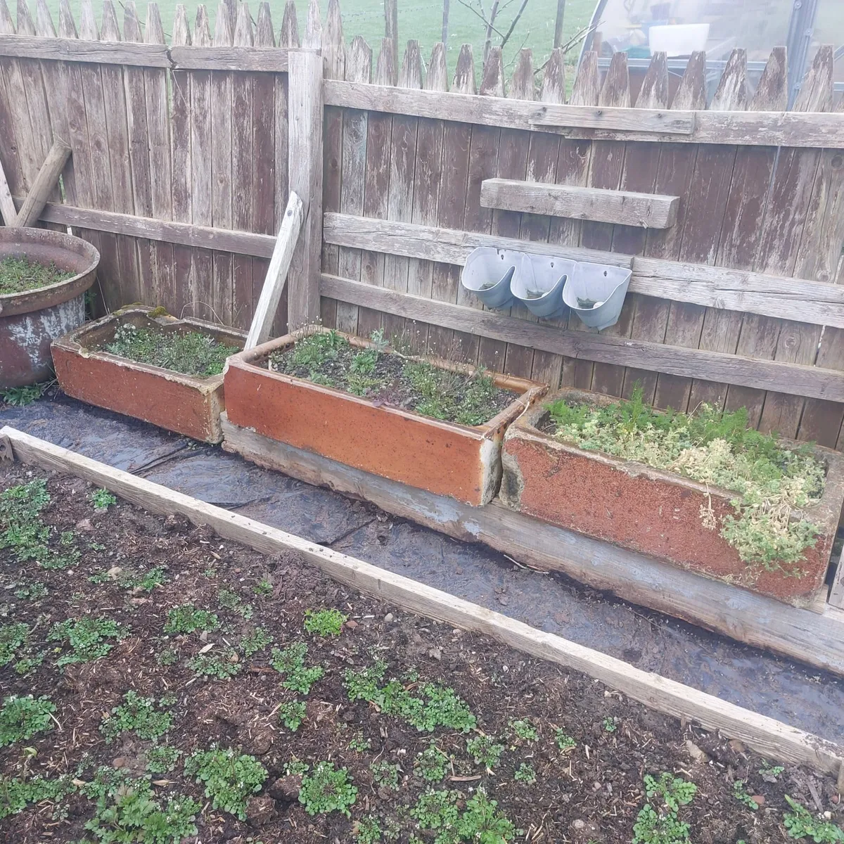 Clay garden troughs - Image 1