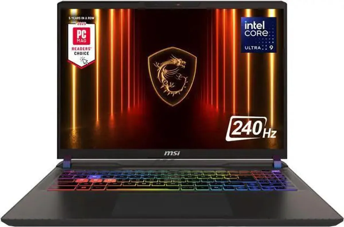 MSI Stealth A16 AI Gaming Laptop | 16" QHD+ 240Hz 400 nits Screen | Intel Core Ultra 9 285H | NVIDIA GeForce RTX 5070 | 32GB RAM | 1TB  SSD | Windows 11 Home - Image 1