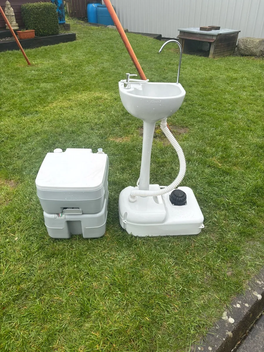 Portable Toilet and Sink - Image 1