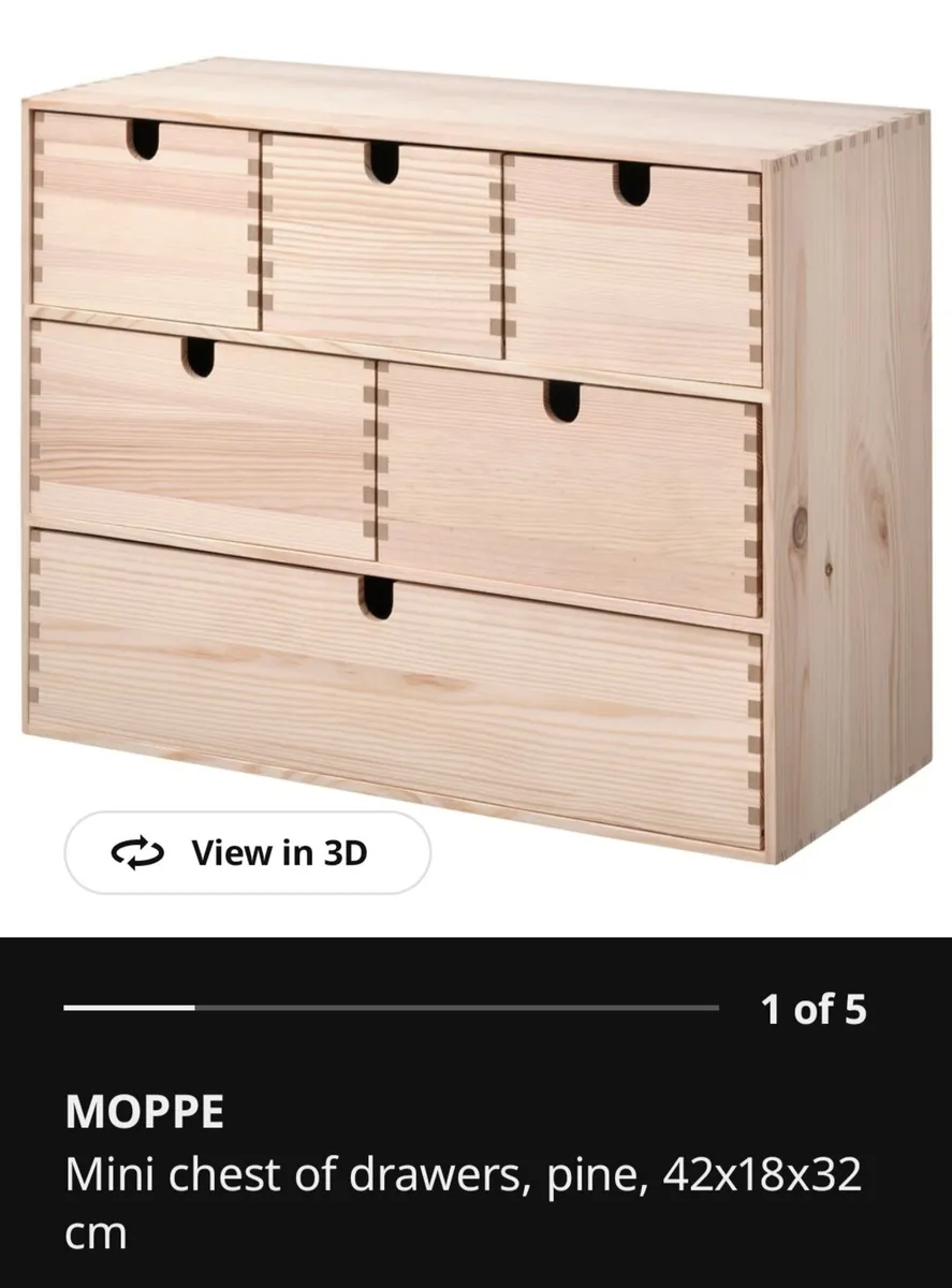 Wooden desk organiser IKEA - Image 2