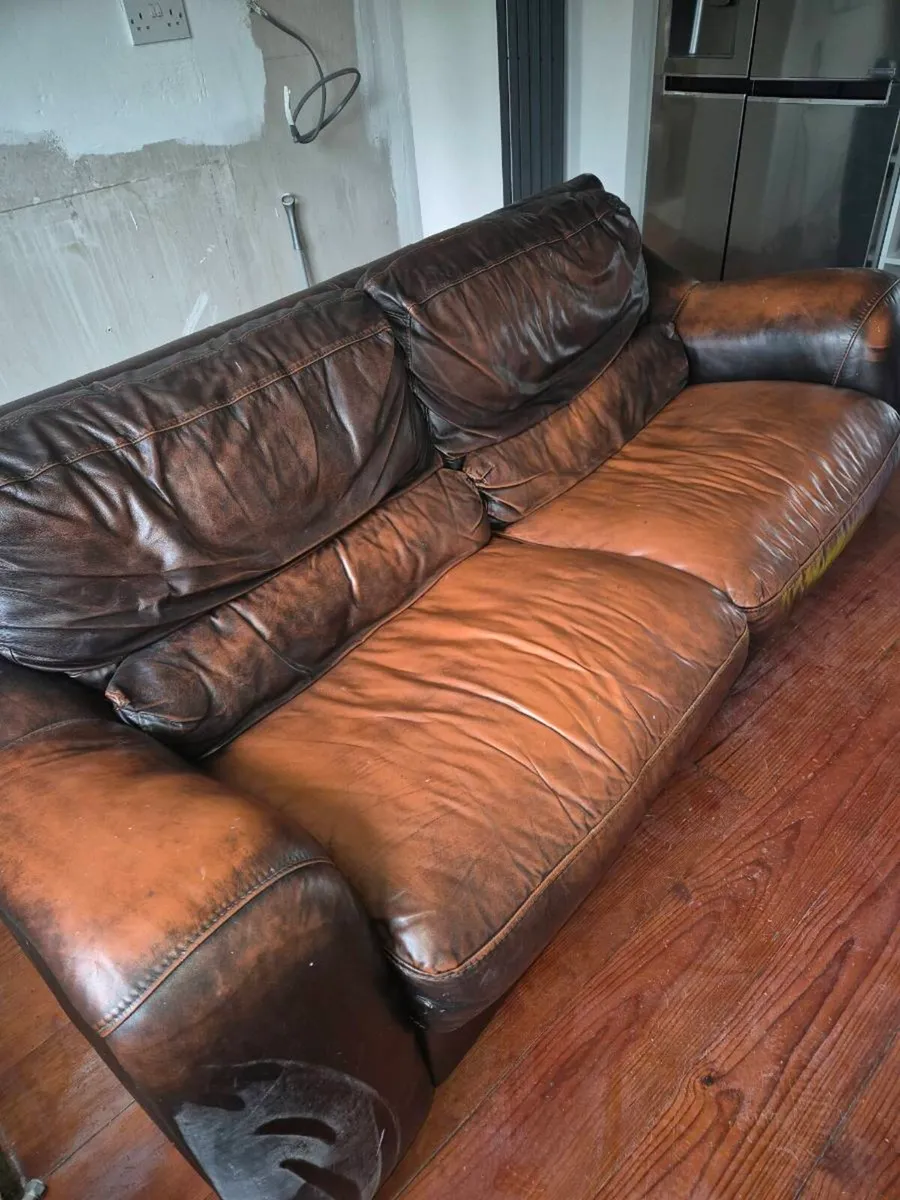 Leather couch