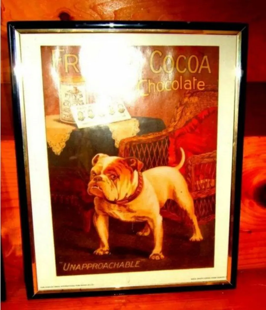 Vintage Trio Of Framed Chocolate Ad's - Image 3