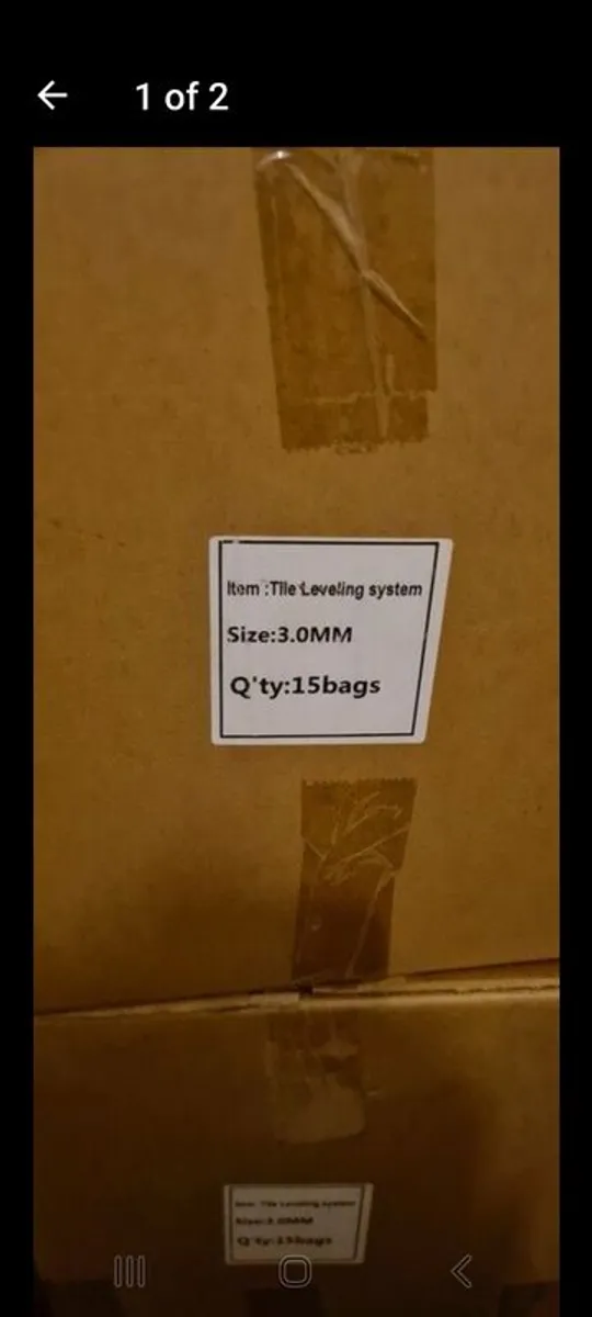 Tile levelling clips Bulk Buy 3mm