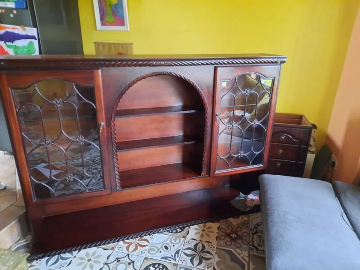 Solid Mahogany Display Cabinet - Image 3