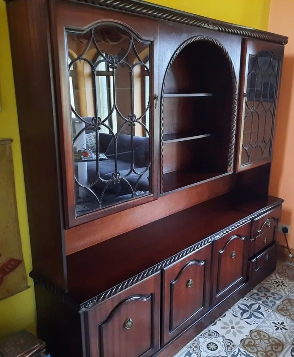 Solid Mahogany Display Cabinet - Image 4