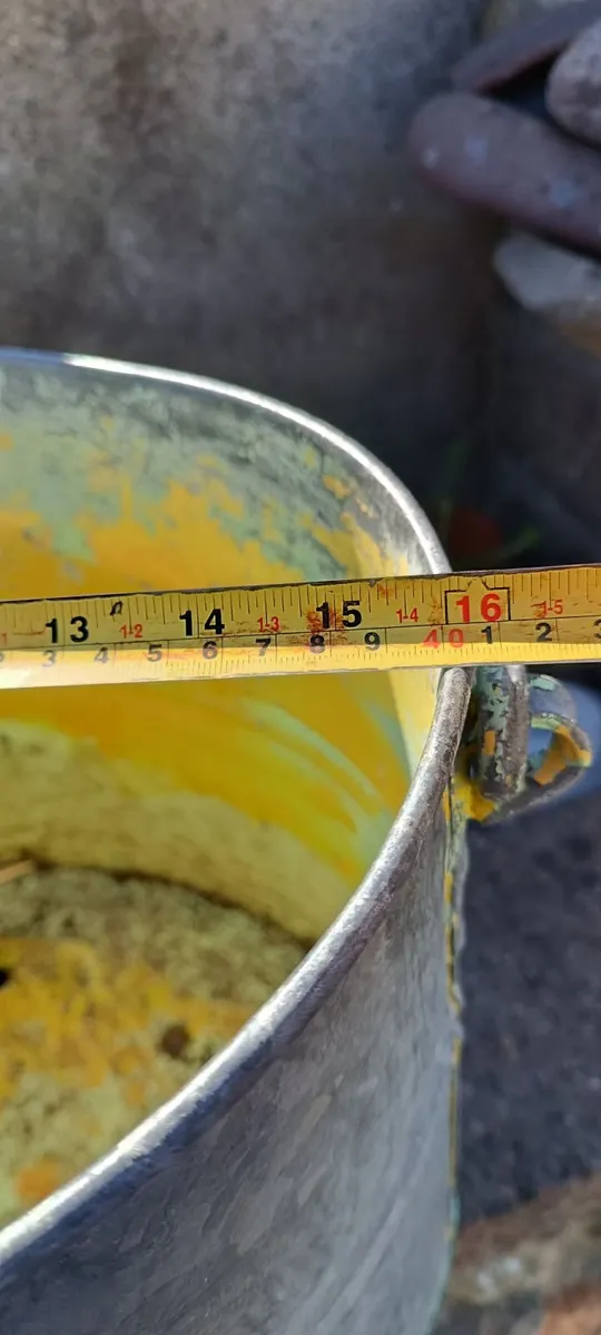 Vintage Planter Pot, Garden Throw, Outdoor Plant H - Image 2