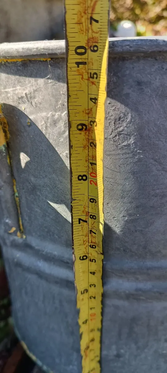 Vintage Planter Pot, Garden Throw, Outdoor Plant H - Image 3