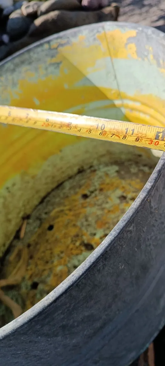 Vintage Planter Pot, Garden Throw, Outdoor Plant H - Image 4