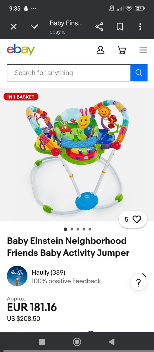 Baby jumparoo - Image 1