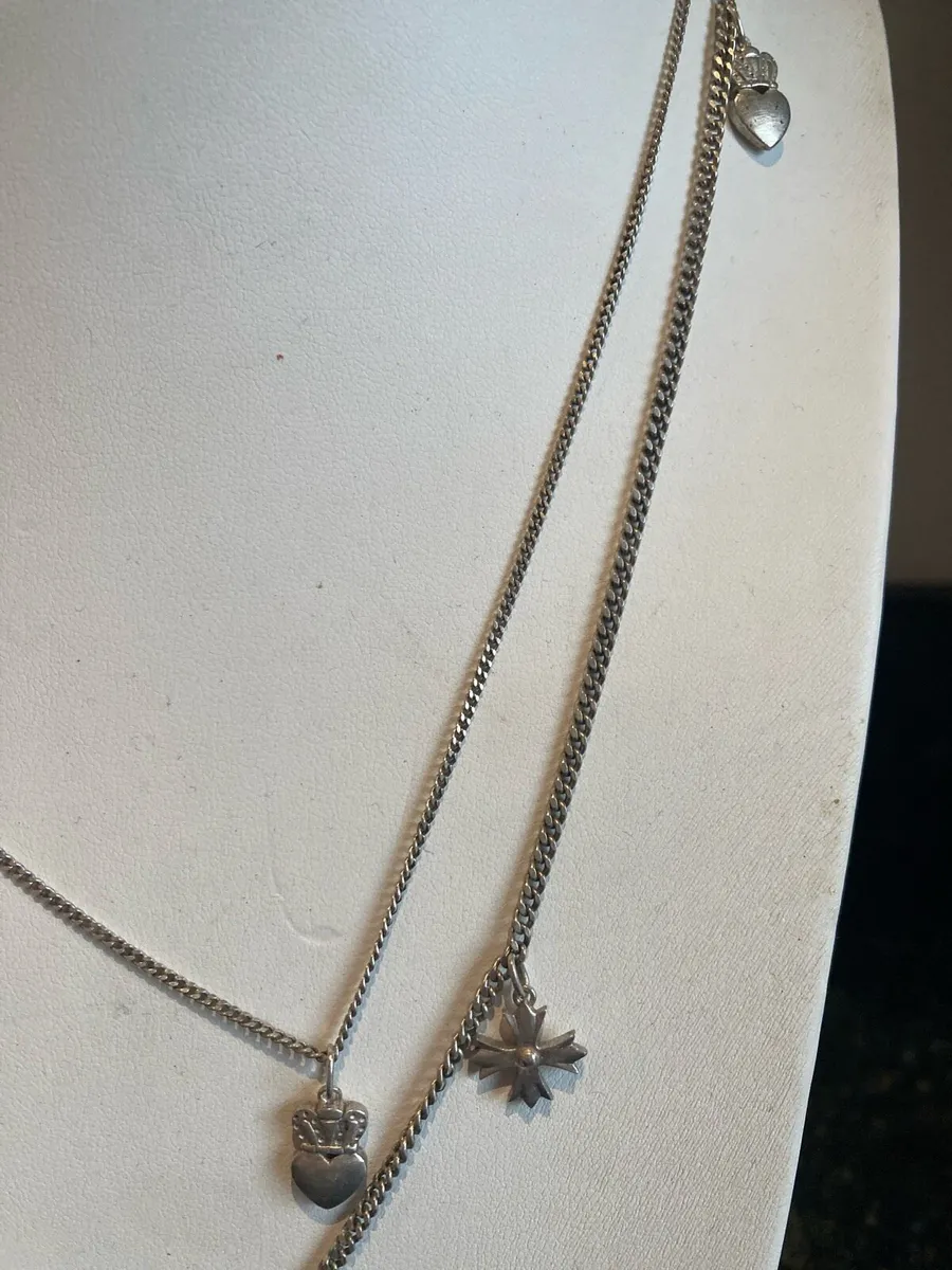 Sterling Silver John Rocha double chain 21g - Image 3