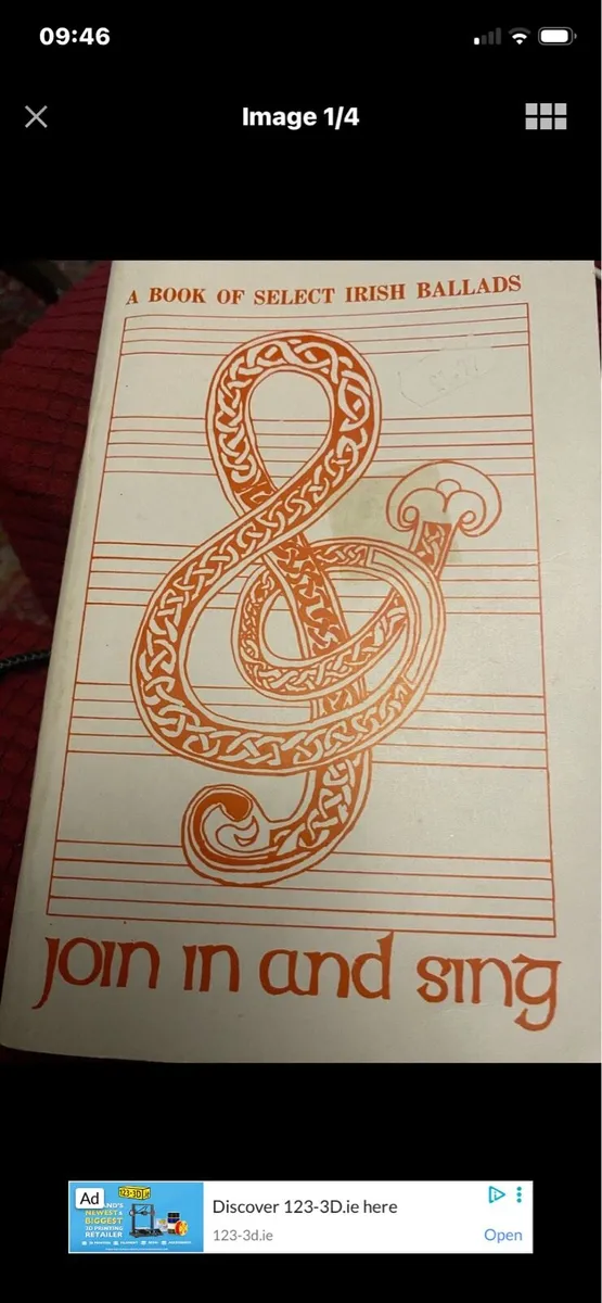 Select Irish Ballads Book - Image 1