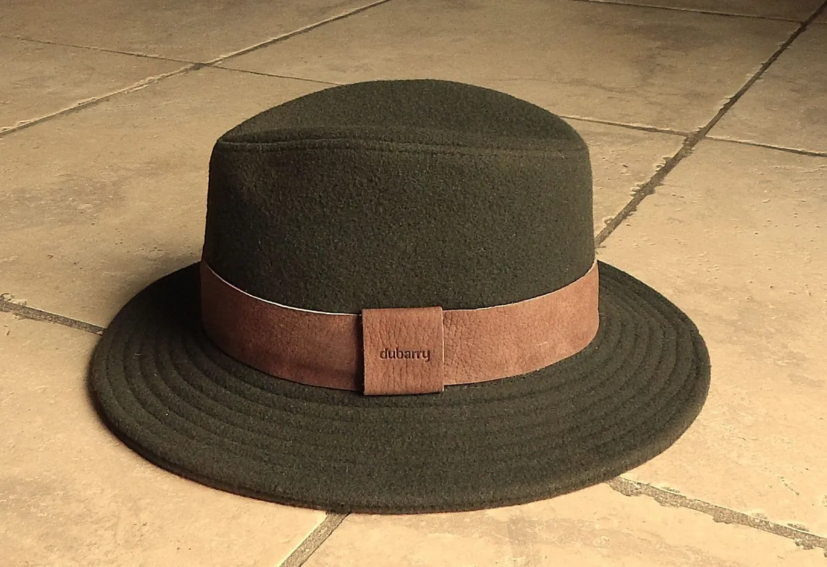 Dubarry Rathowen Olive Felt Hat, Size 6 ¾ (55) - Image 1