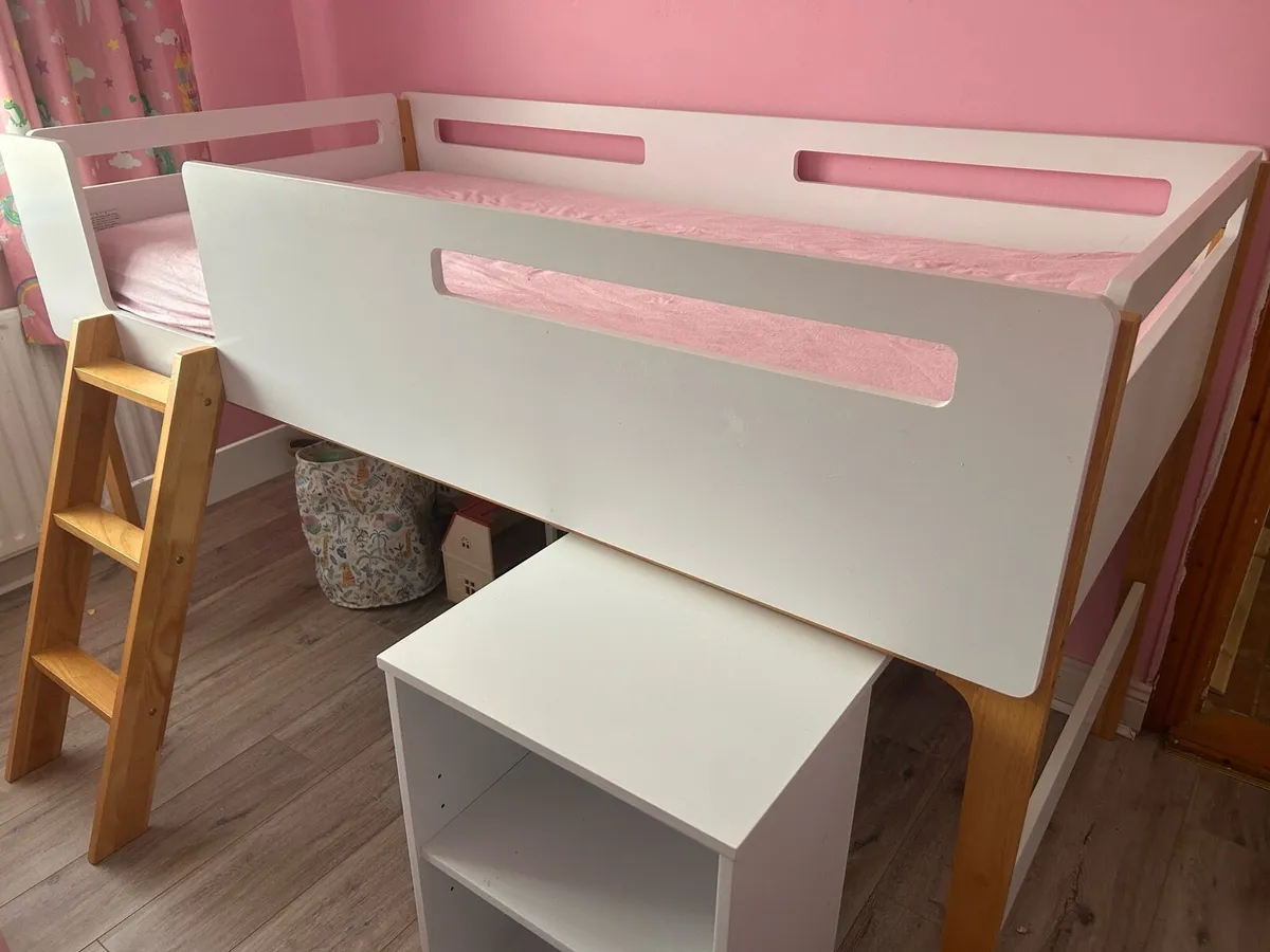 Mid sleeper with desk - Image 1