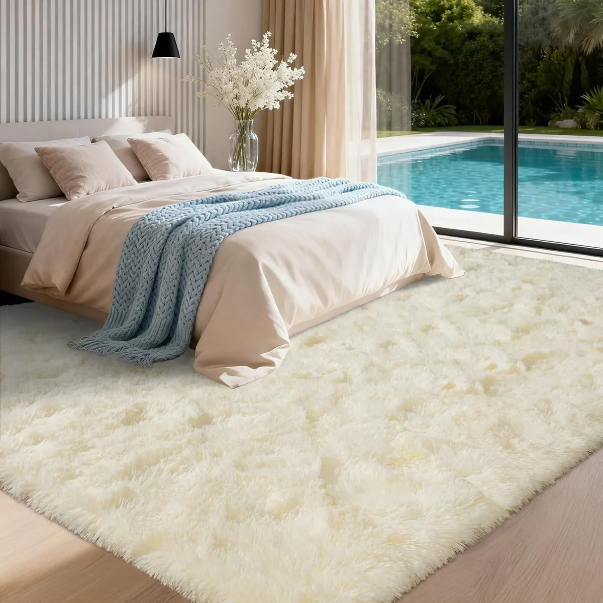 Large Rugs for Living Room 160x230 cm - Fluffy - Image 3