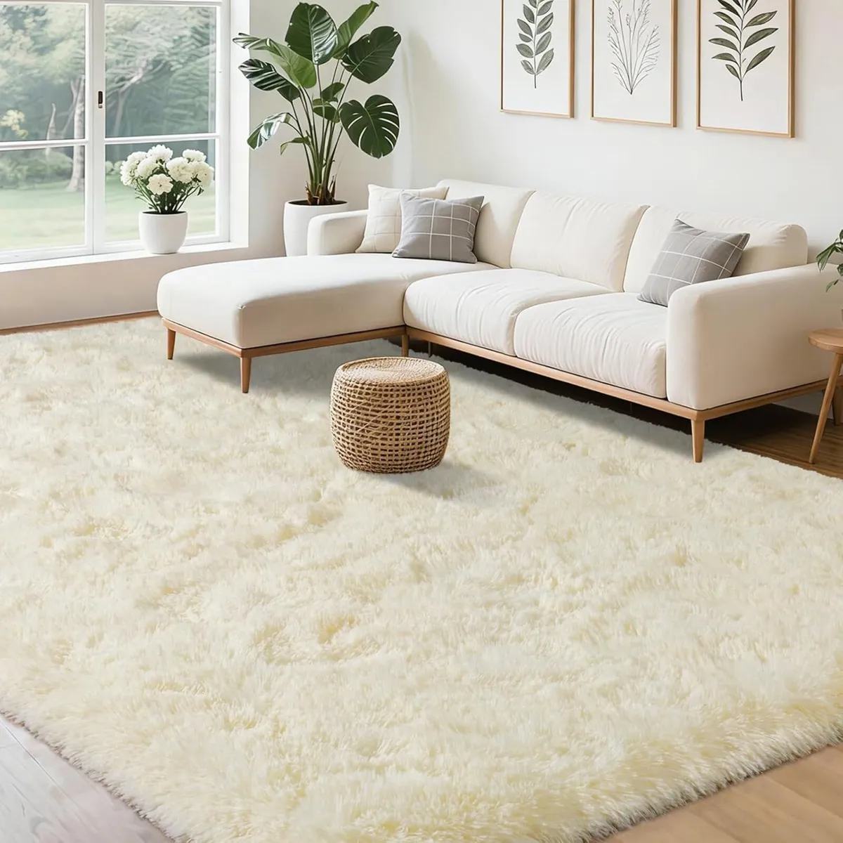 Large Rugs for Living Room 160x230 cm - Fluffy - Image 4