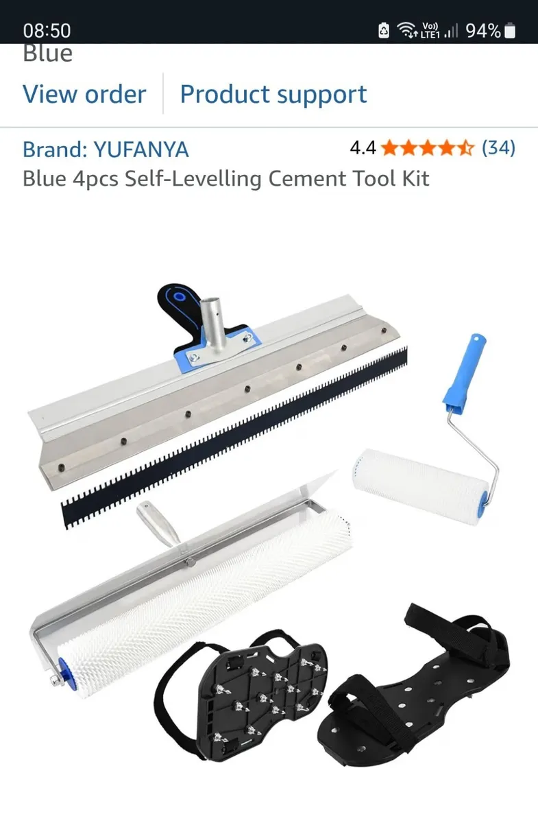 Self levelling floor kit
