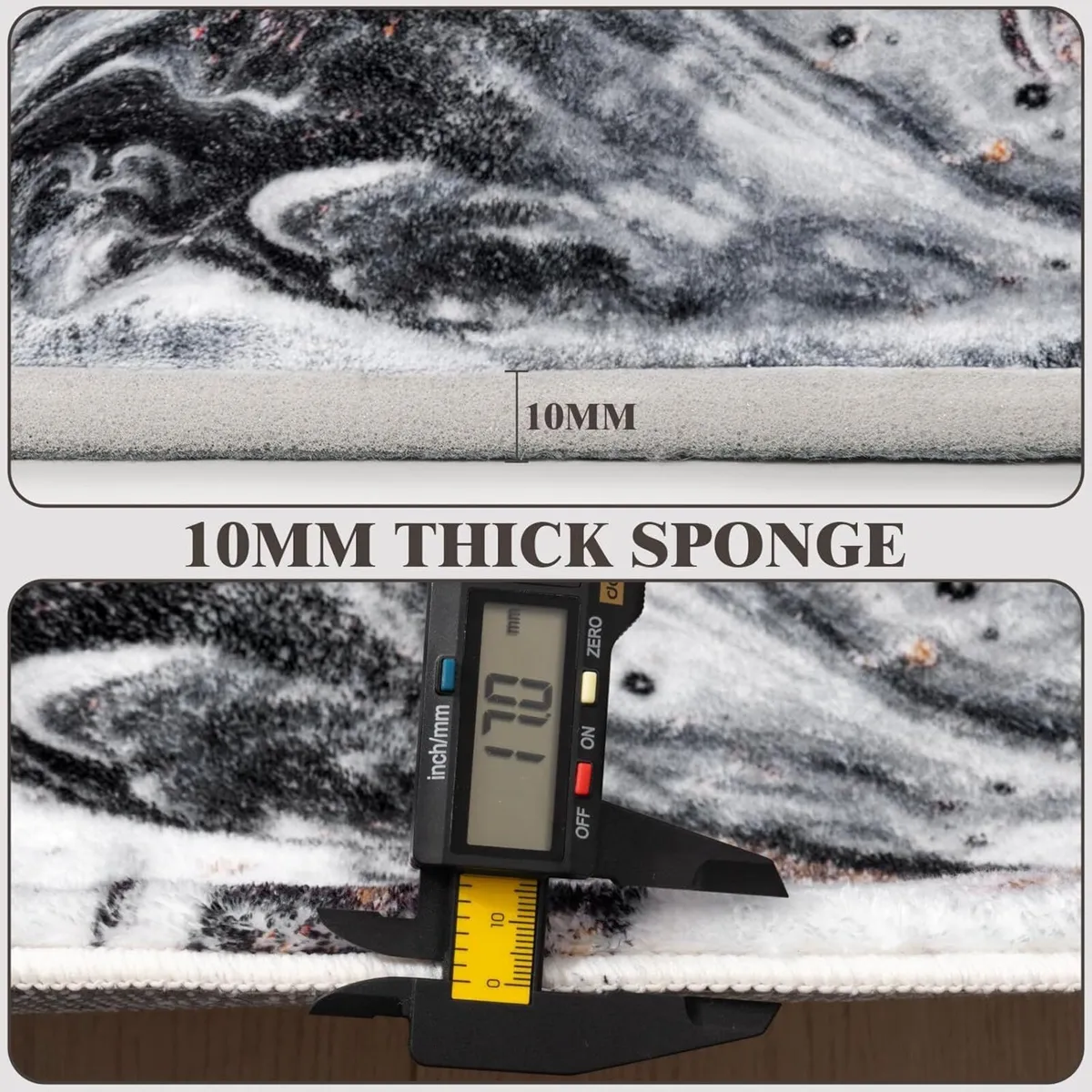 Living Room Rugs Large - 160x230 cm Upgraded 10mm - Image 3