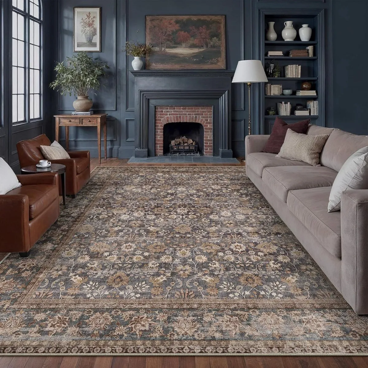 Vintage Area Rug Living Room Extra Large 240x300 - Image 1